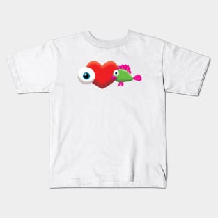 I Love Fish Kids T-Shirt